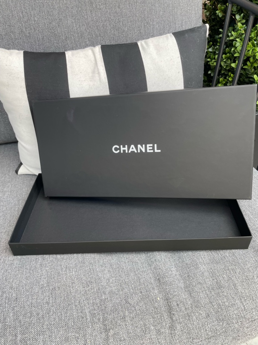 Chanel Black Presentation Box - Logo Centered